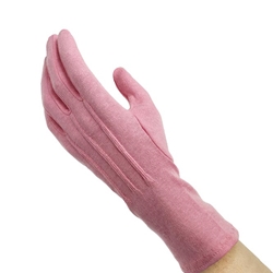 Dinkles Pink Long-Wristed Gloves