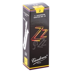 Vandoren ZZ Jazz Bari Sax Reeds 5-Pack