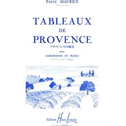 Tableaux De Provence for Alto Saxophone and Piano
