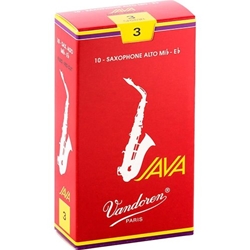 Vandoren Java Red Alto Sax Reeds 10-Pack
