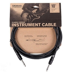 Planet Waves D'Addario Classic Series Instrument Cable, Straight to Straight, 10 feet