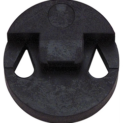 EMMC Tourte Violin Mute - Round Rubber, 2 Holes